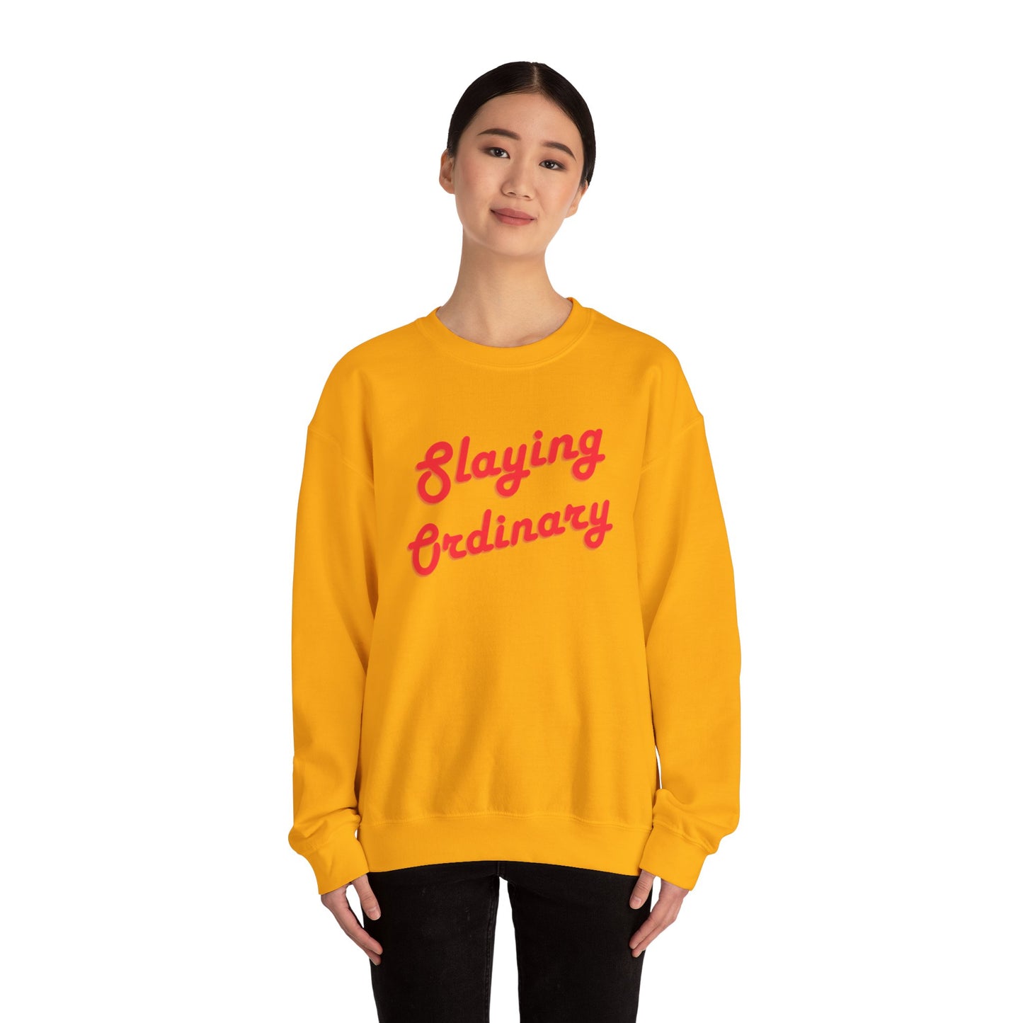 Unisex Heavy Blend™ Crewneck Slaying Ordinary Sweatshirt