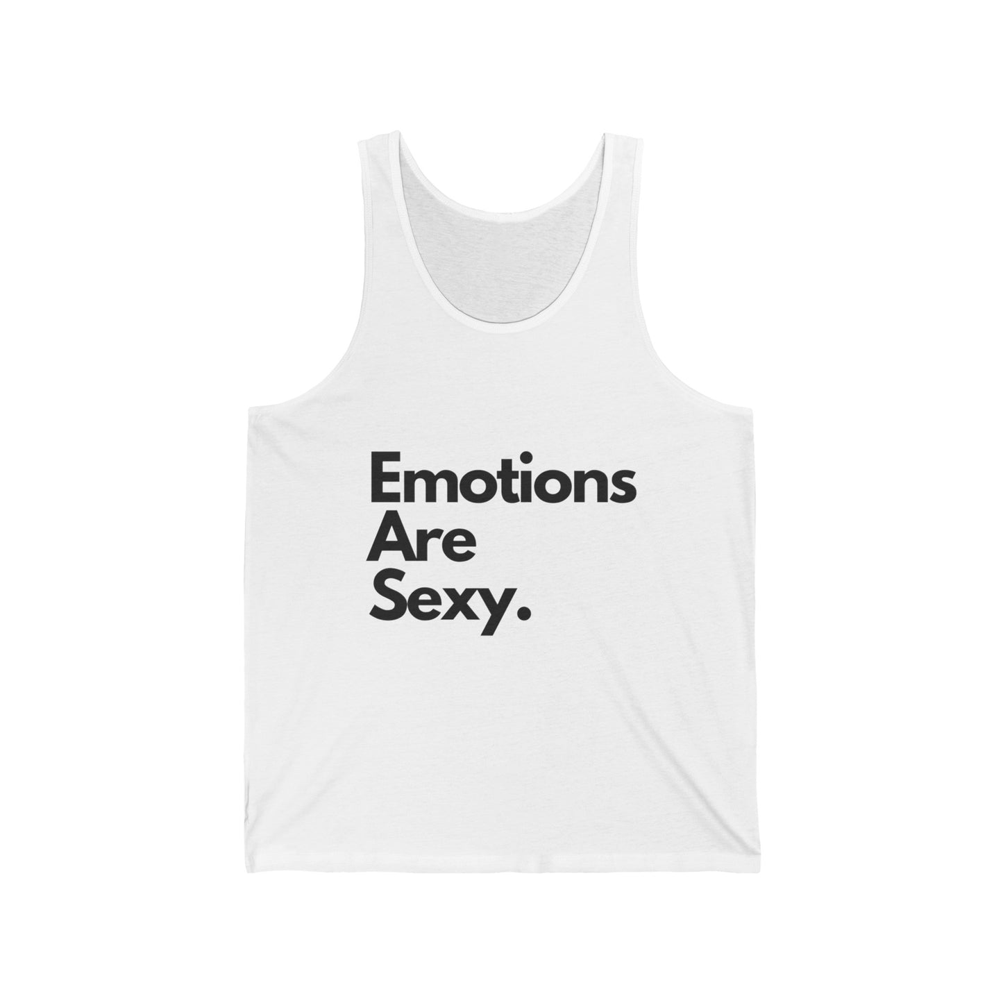 Jersey unisex Las emociones son una camiseta sin mangas sexy