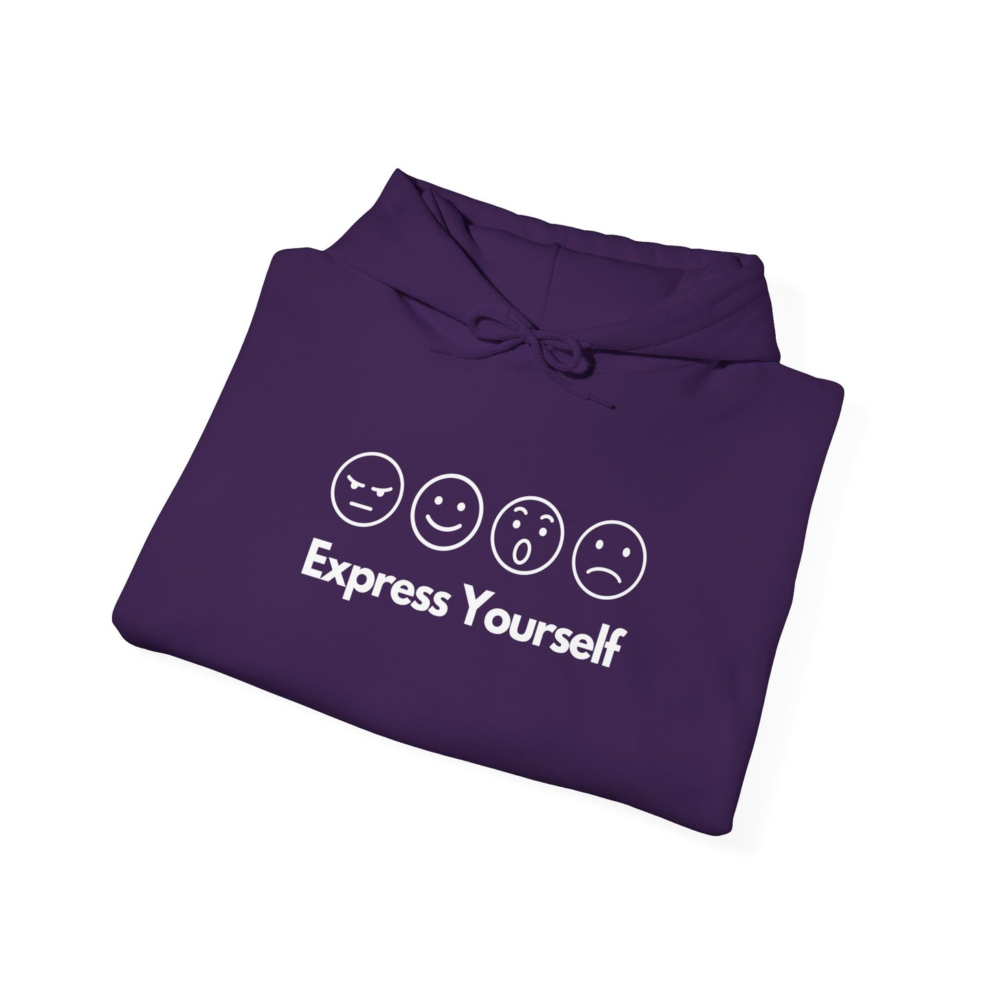 Unisex Heavy Blend™ Hooded Express Yourself Sweatshirt