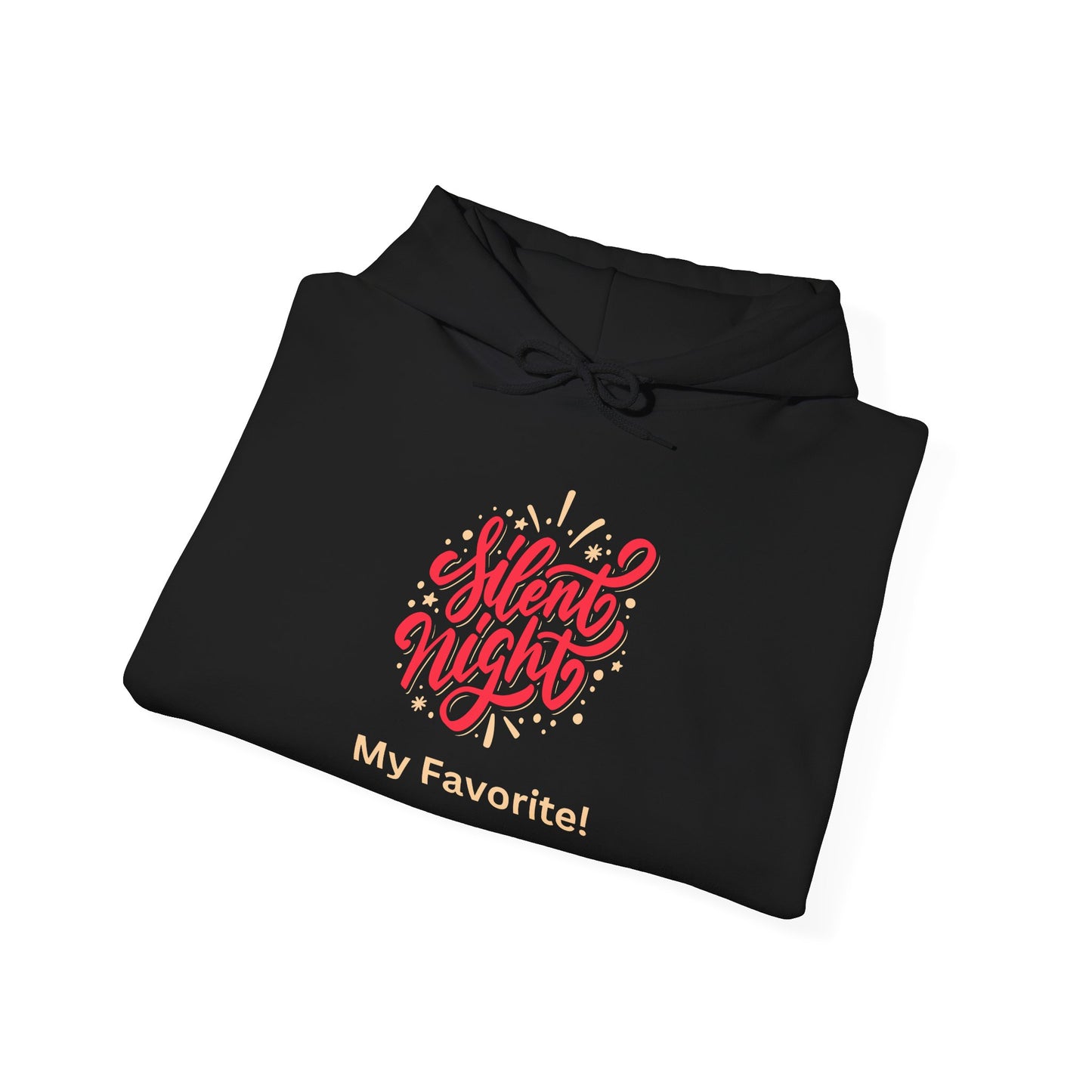 Silent Night Funny Holiday Hoodie for Neurodiverse