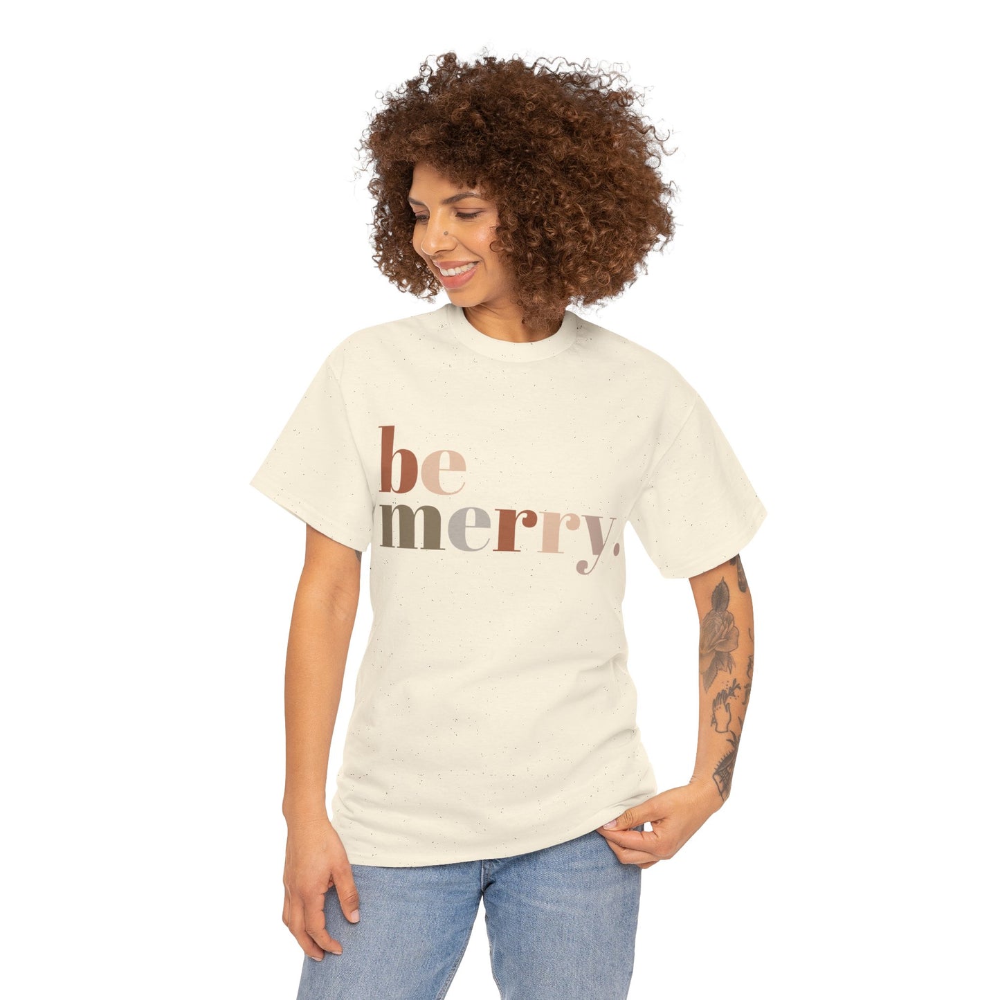 Be Merry Unisex Heavy Cotton Tee