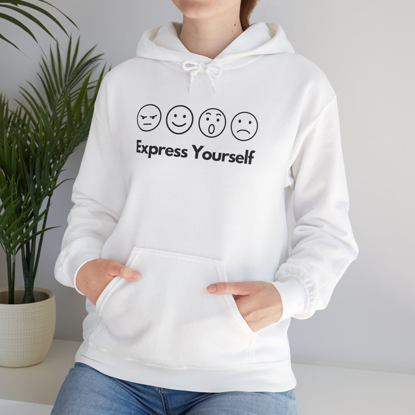 Express Yourself Mental Wellness, Unisex Hoodie