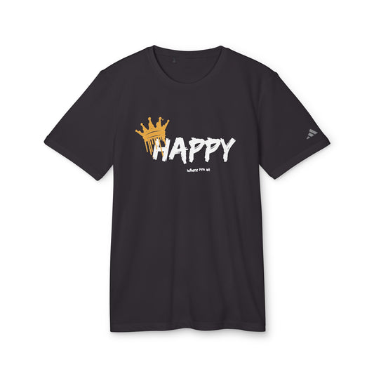 Happy where I'm at adidas® Unisex Sport T-shirt