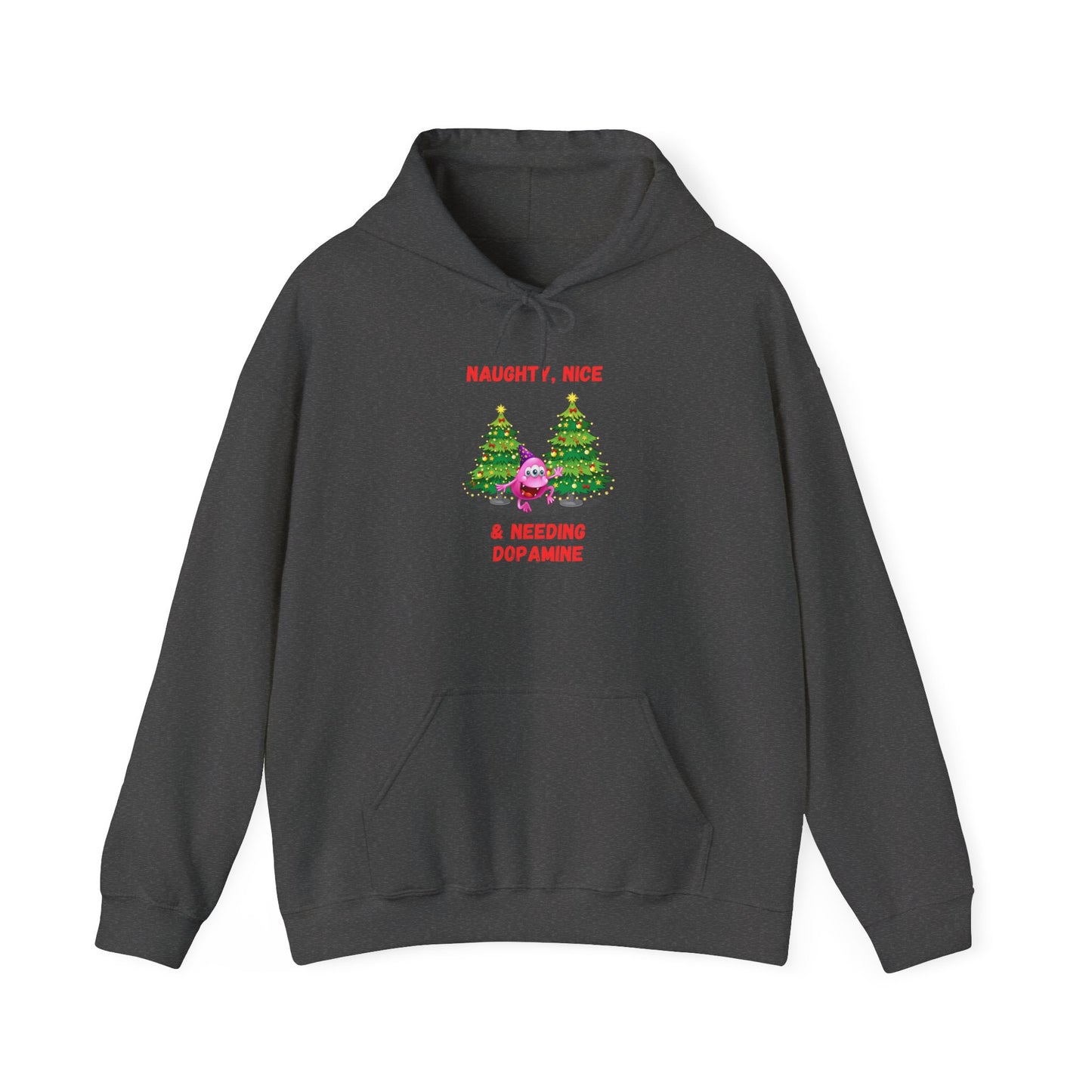 Dopamine Monster Holiday Hoodie for Neurodiverse