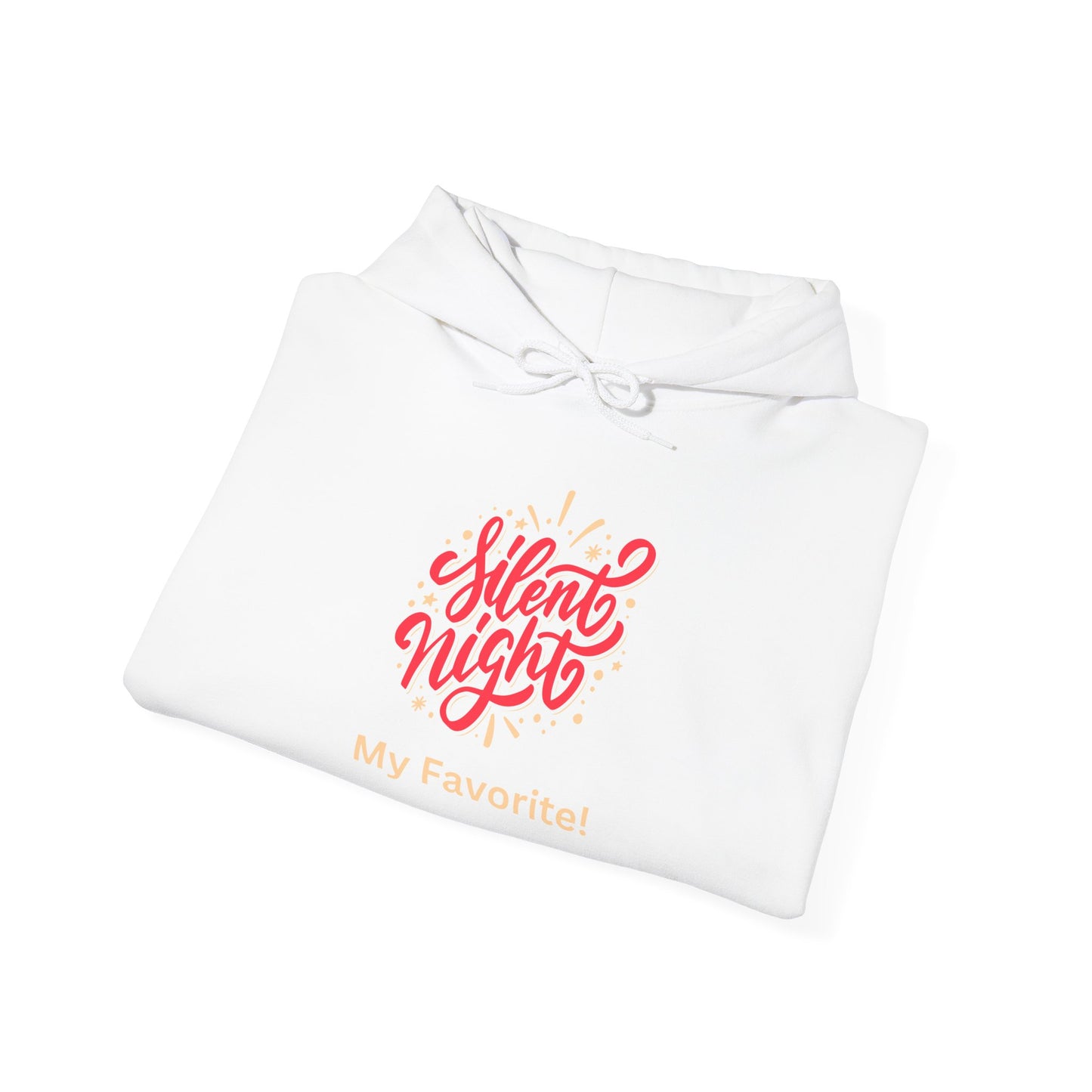 Silent Night Funny Holiday Hoodie for Neurodiverse