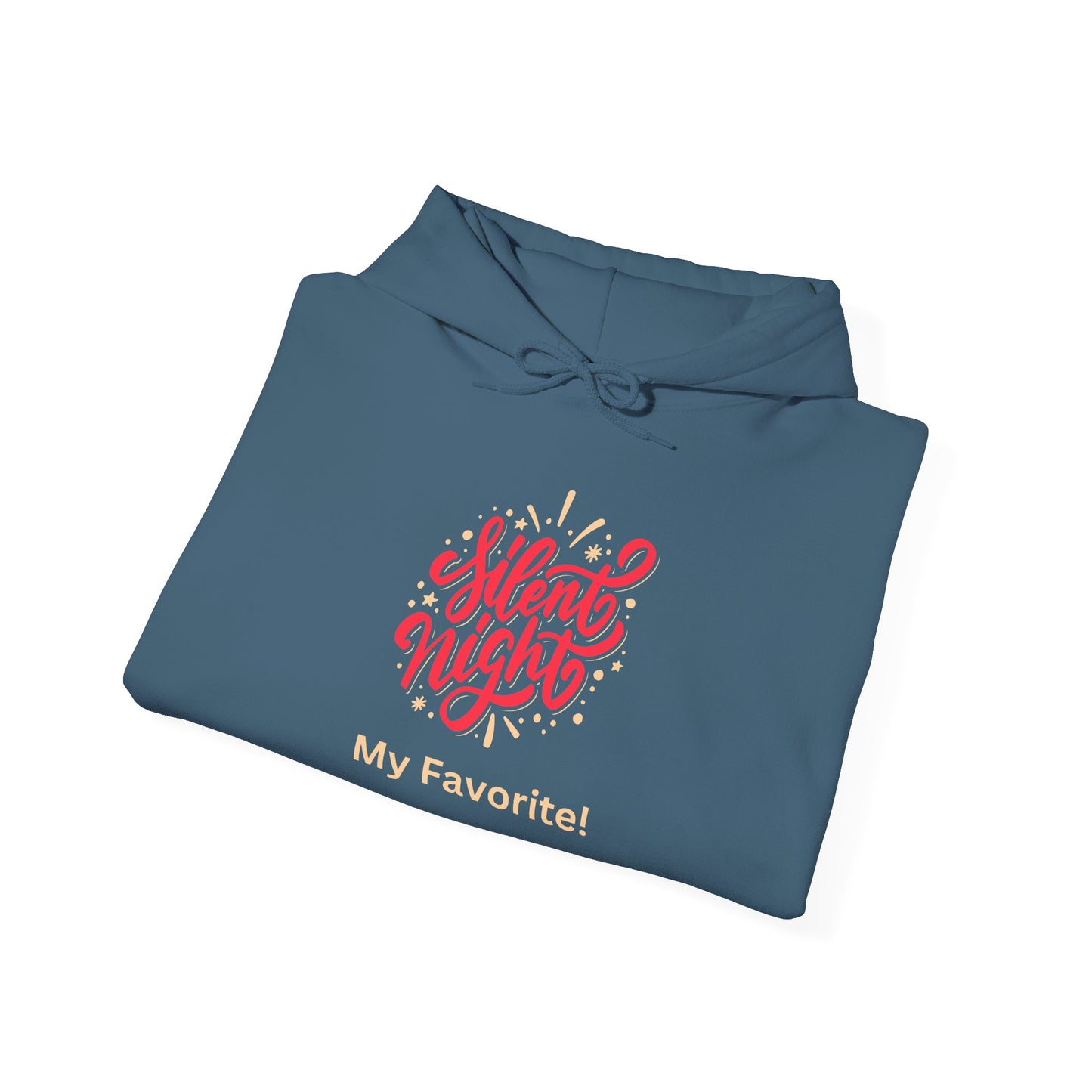 Silent Night Funny Holiday Hoodie for Neurodiverse