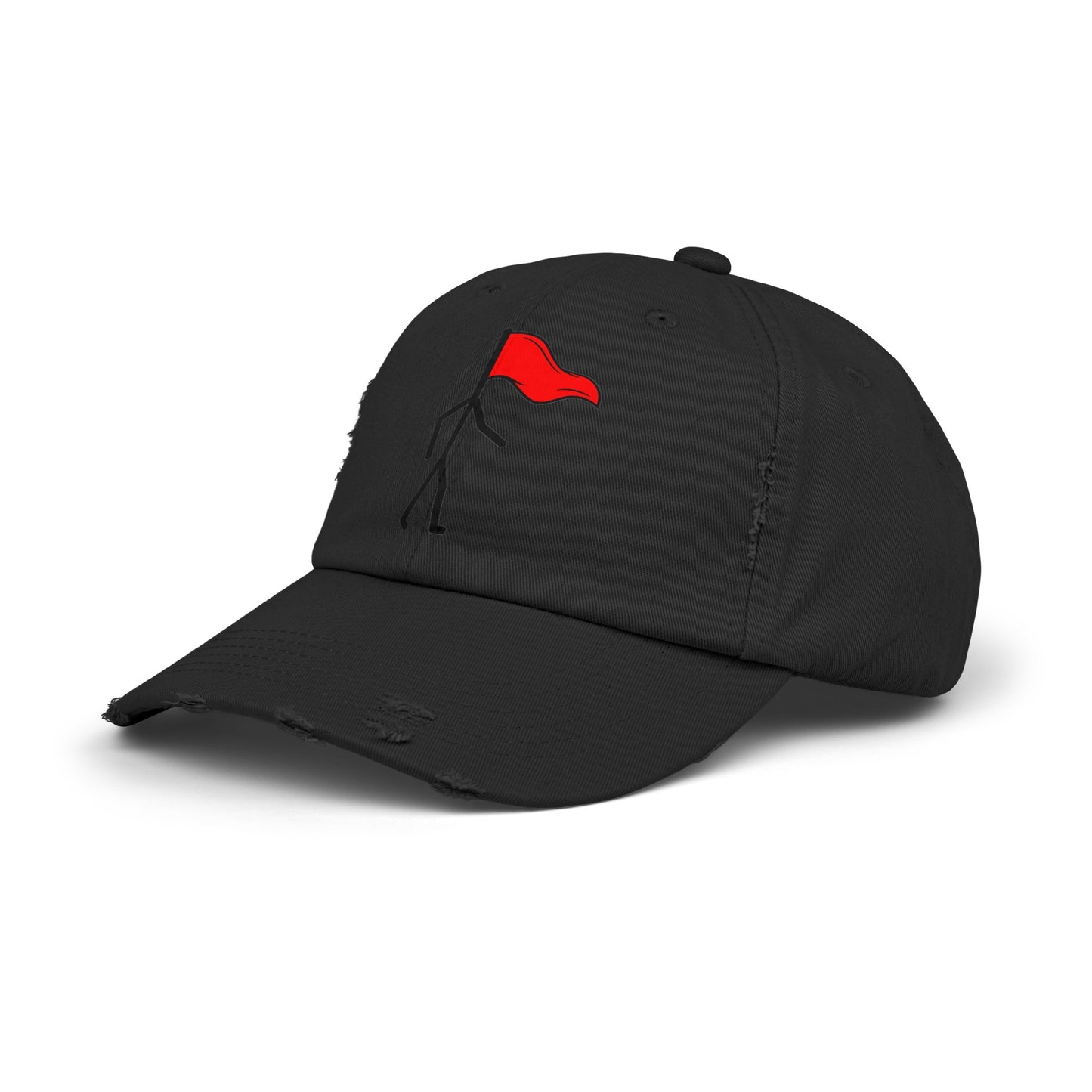 Walking red flag - Unisex Distressed Cap