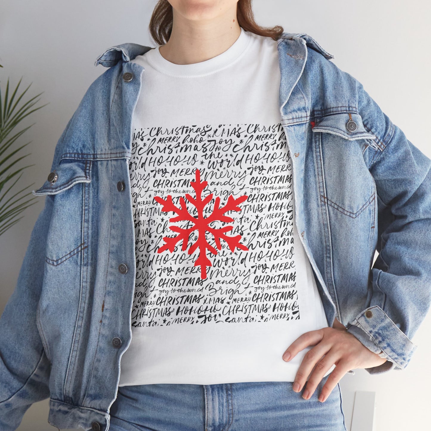 Merry Christmas Unisex Heavy Cotton Tee