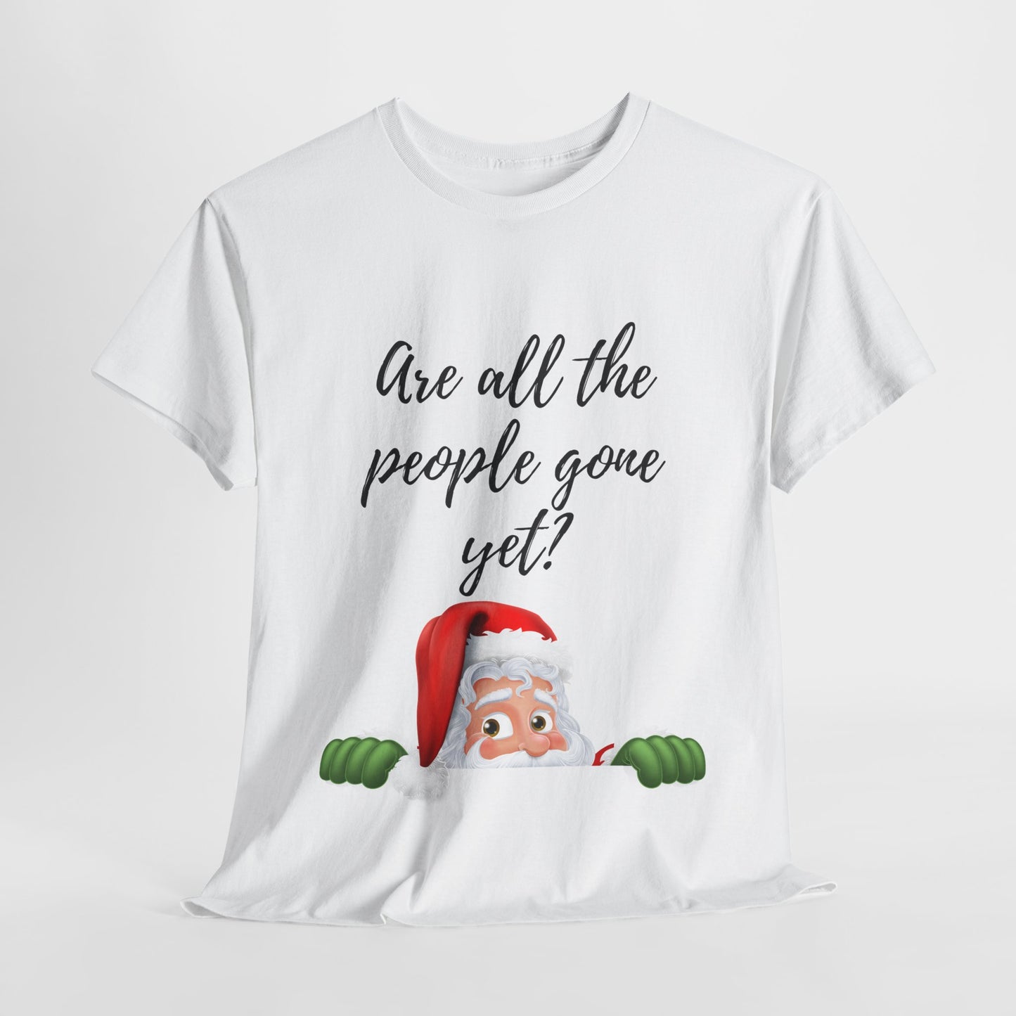 Are all the people gone yet Unisex Heavy Cotton Tee