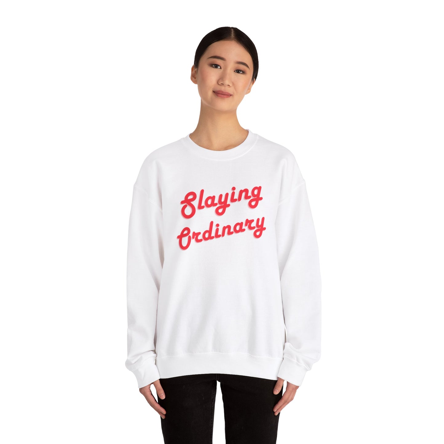 Unisex Heavy Blend™ Crewneck Slaying Ordinary Sweatshirt