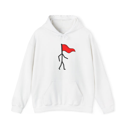 Walking Red Flag, Unisex Hoodie