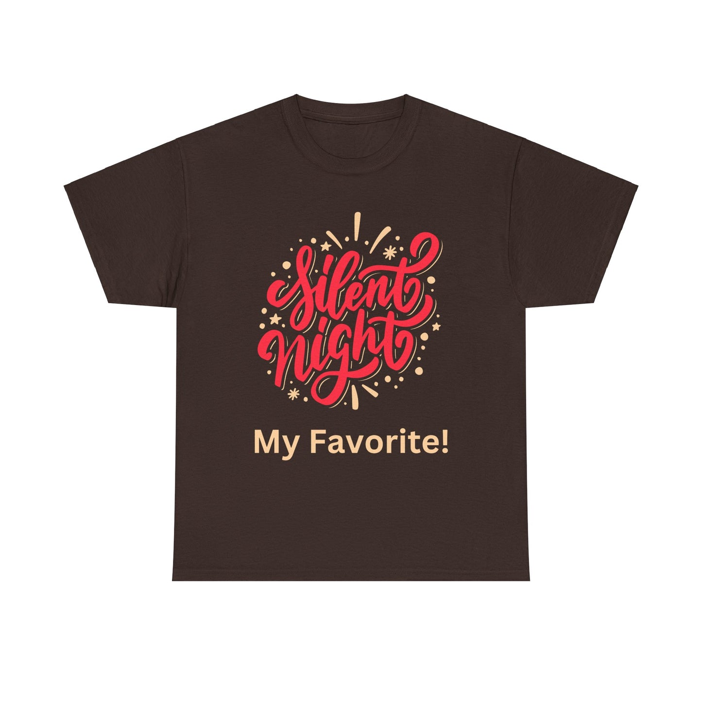 Silent Night, my favorite!  Unisex Heavy Cotton Tee