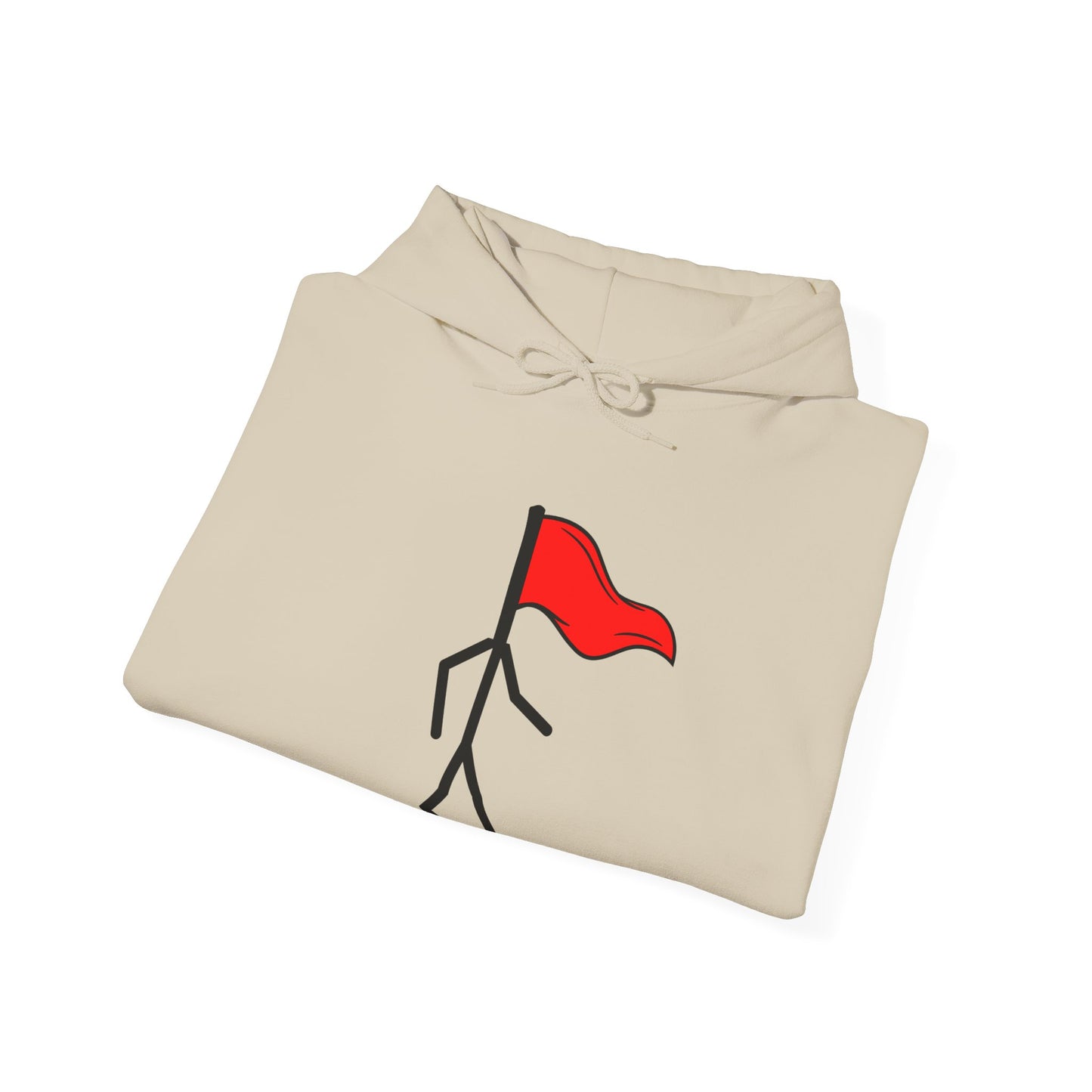 Walking Red Flag, Unisex Hoodie