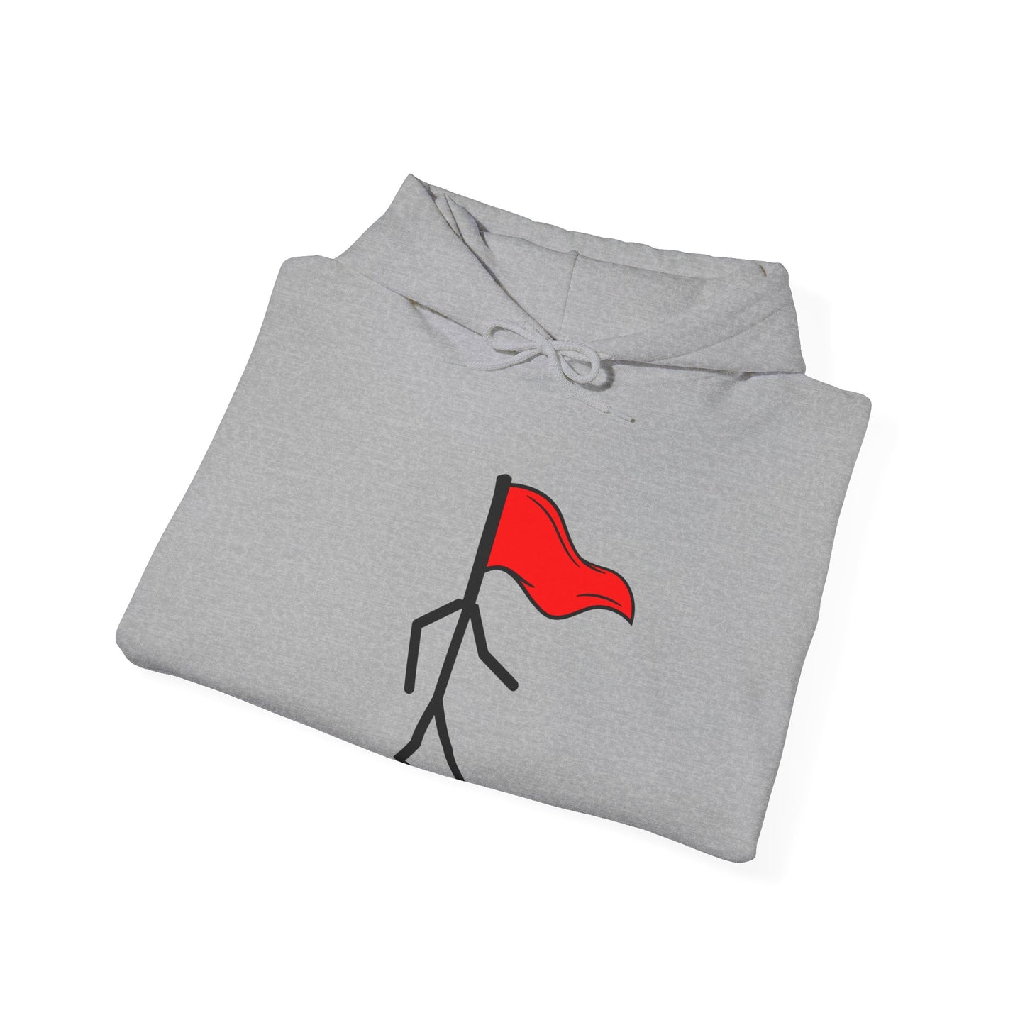 Walking Red Flag, Unisex Hoodie