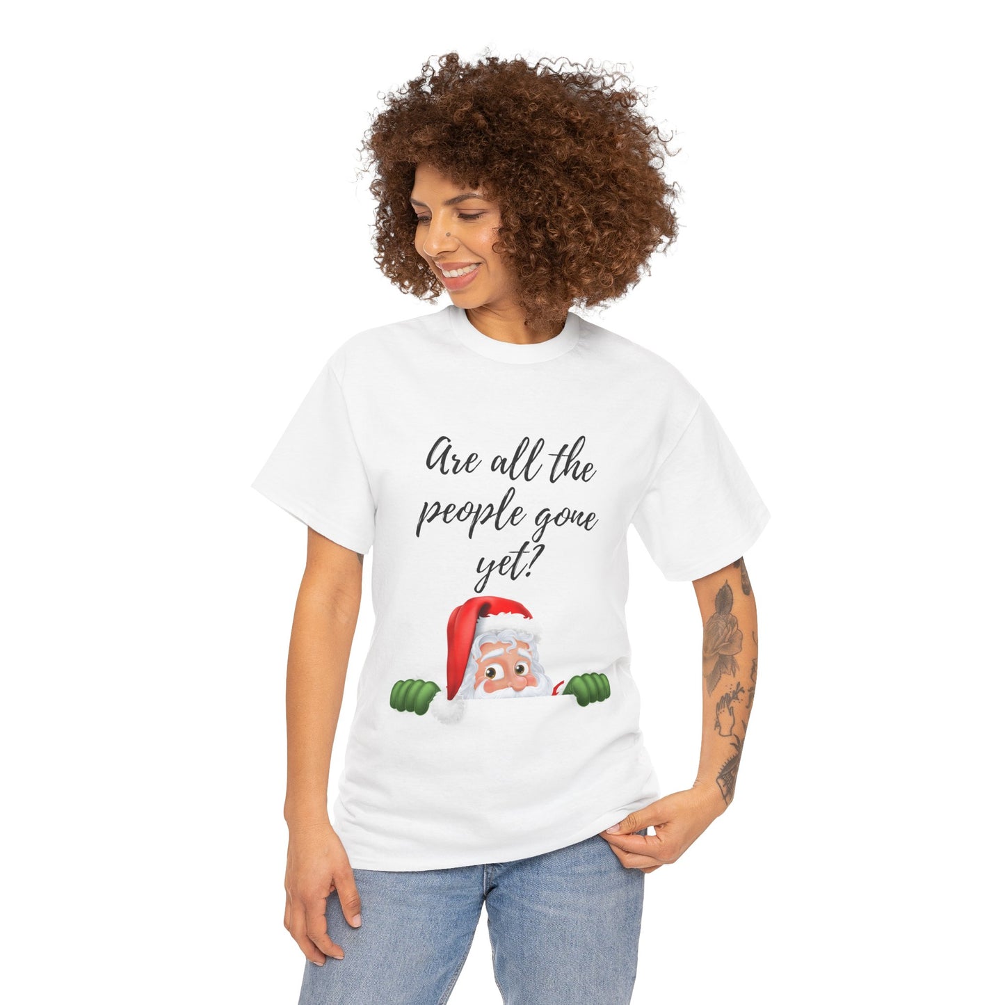 Are all the people gone yet Unisex Heavy Cotton Tee