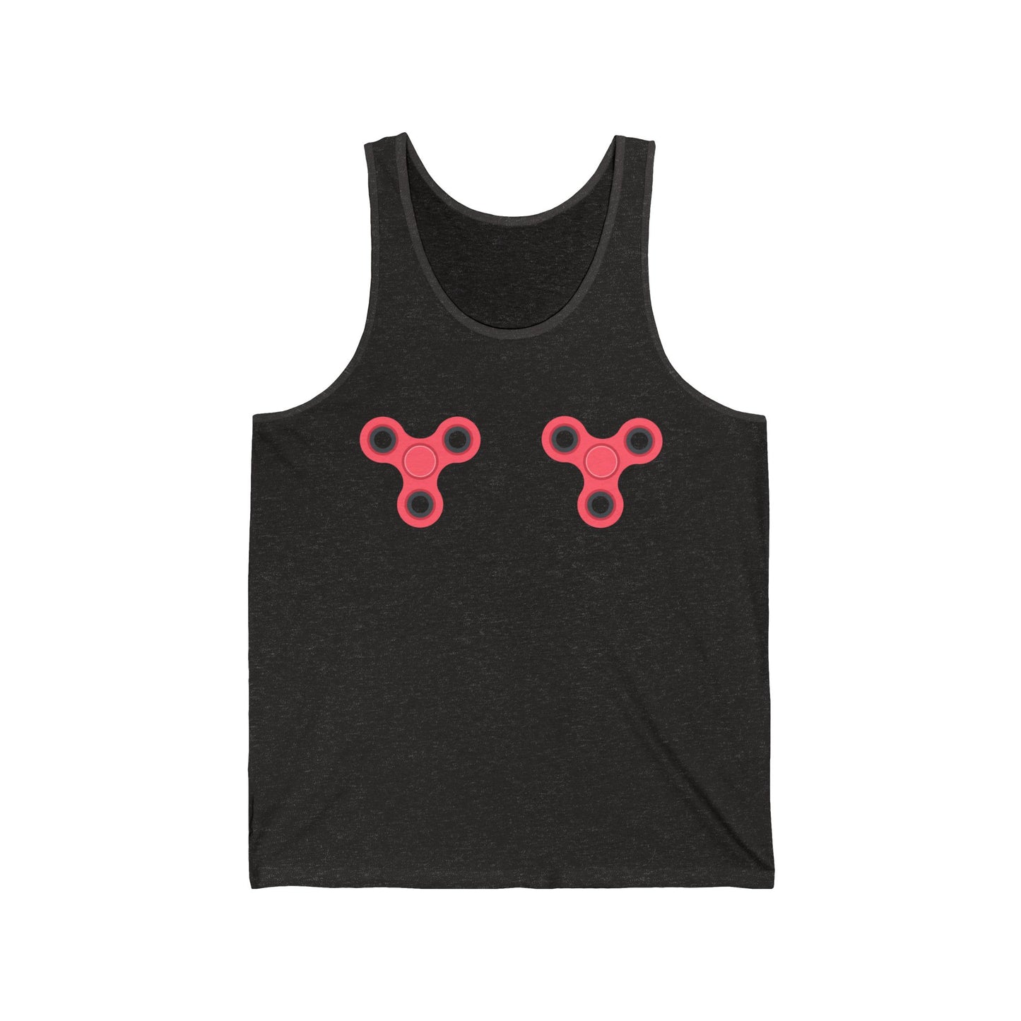 Fidget Spinner Unisex Jersey Tank - Playful Summer Vibe