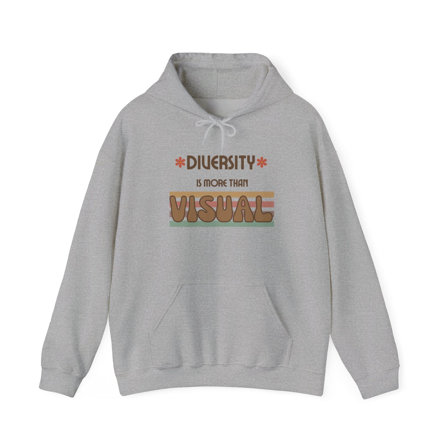 Diversity is More Than Visual Retro Unisex Hoodie