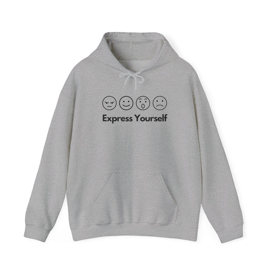 Express Yourself Mental Wellness, Unisex Hoodie
