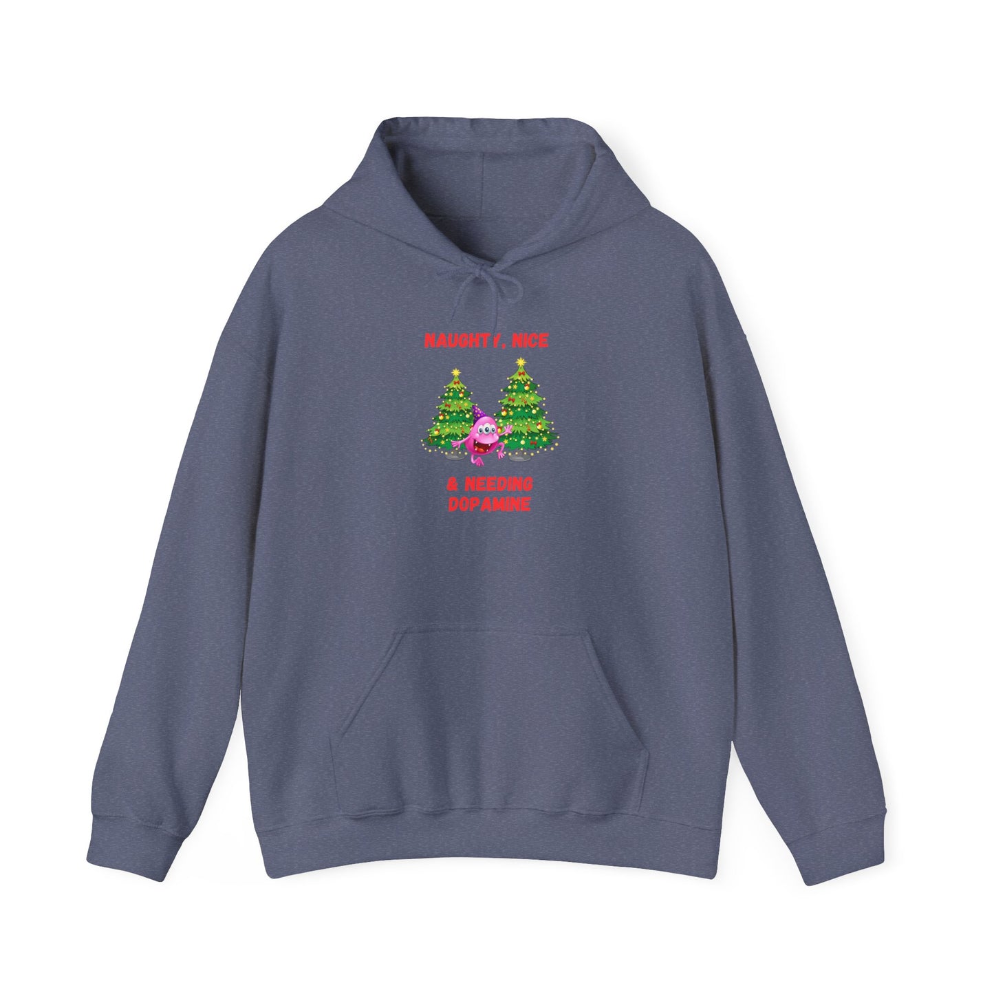 Dopamine Monster Holiday Hoodie for Neurodiverse