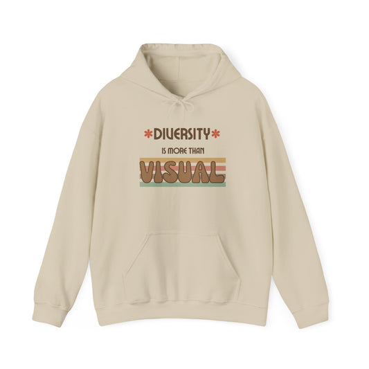 Diversity is More Than Visual Retro Unisex Hoodie